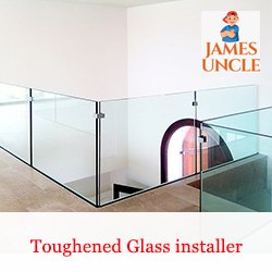 Toughened Glass installer Mr. Biswanath Das in Ghola